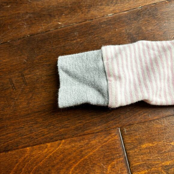 Mud Pie Girls 0-3 Month Romper Outfit Sleeper Pink Giraffes - Picture 4 of 6